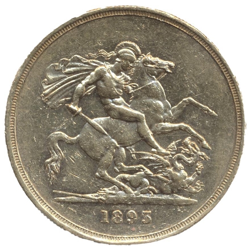 536 - Investment Gold Lot – documents required. 1893 £5 very fine. (Y)
