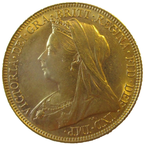 546 - Investment Gold Lot – documents required. 1901 sovereign fine. (Y)