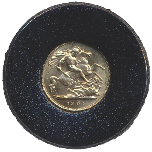548A - Investment Gold Lot – documents required.
1901 half sovereign boxed extremely fine. (Y)