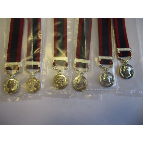 8 - Range of modern miniature medals including DSO (2), Sutlej Medal (6), DSC, ISM Star, AFC, Order of B... 