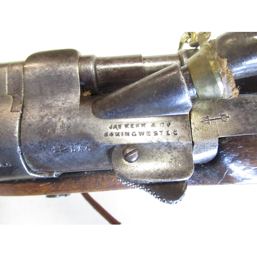 98 - 1861 Kerr .577 percussion cap rifle by the London Armoury Company, lockplate marked with crown/V.R. ... 