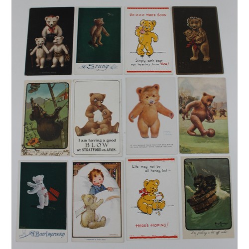 89 - Misc. coln. of teddy bears, gollies and comic artists. Felix (15), Ellam incl. Breakfast in Bed seri... 