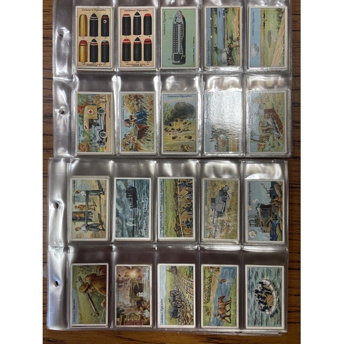 30 - Gallaher. Collection in plastic sleeves including complete sets with 1915 The Great War series and s... 