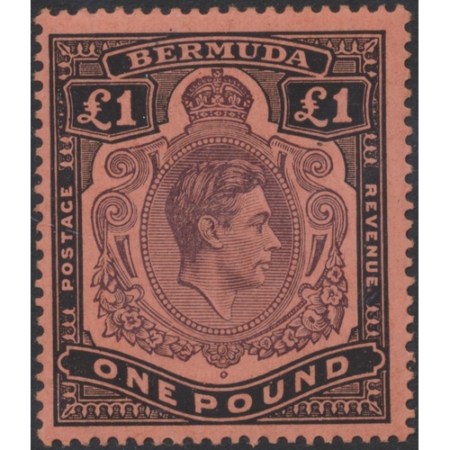 20 - BC, early to modern M/U coln in 1 SG Simplex album, incl Bermuda 1938-53 high vals from 2s.6d to £1 ... 