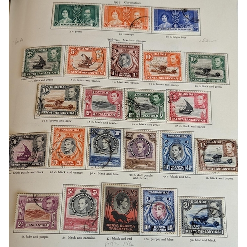 47 - Bc, KGVI mainly M coln in 2 Stanley Gibbons KGVI albums and 1 Coronation album, incl Bahamas 1937 va... 