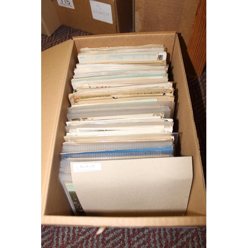 115 - Foreign. USA and Canada unsorted coln. of cities, towns, villages, general views etc. Qty. approx. 1... 