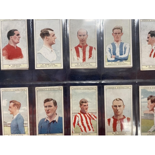 15 - Collection in album including complete sets with Bucktrout Islanders, Gallaher Footballers in Action... 