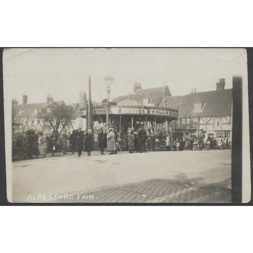 153 - Hampshire. Valuable RP coln. of Alresford incl. fire engine, fair (see photo), parades and processio... 