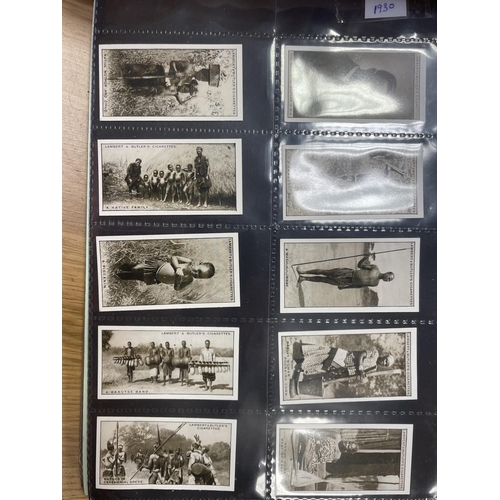 22 - Collection in 6 albums with complete sets including L&B Winter Sports, Motor Cars, Keep Fit, Wills C... 