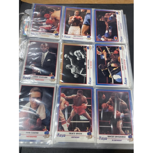 25 - Collection in 3 albums with complete sets including Carreras Black Cat A Science of Boxing, Churchma... 