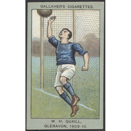 29 - Gallaher. 1910 Association Football Club Colours complete set in plastic sleeves generally fair to g... 