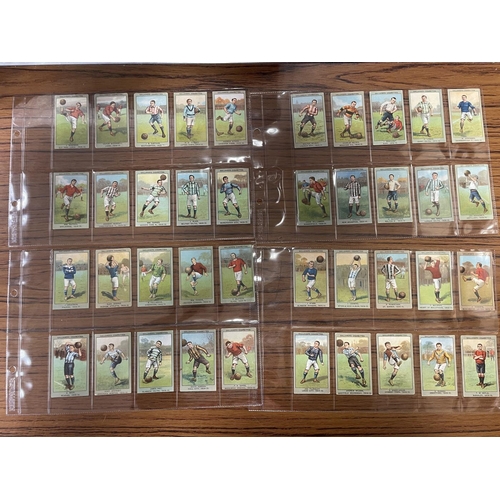 29 - Gallaher. 1910 Association Football Club Colours complete set in plastic sleeves generally fair to g... 