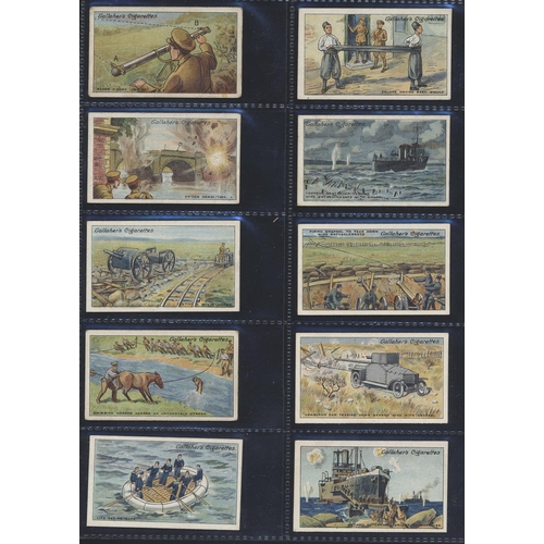 31 - Gallaher. Collection in plastic sleeves including complete sets with 1915 The Great War series and s... 