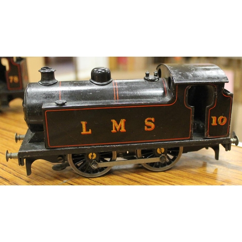 351 - Bassett-Lowke. Range of unboxed O gauge LMS locomotives in very good to excellent condition, with 0-... 