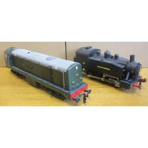 385 - ETS. Pair of O gauge locomotives, in excellent condition, with boxed 0-6-0 SR black No.68 shunter an... 