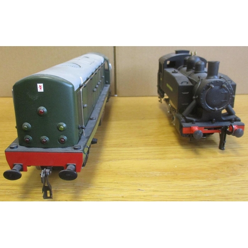 385 - ETS. Pair of O gauge locomotives, in excellent condition, with boxed 0-6-0 SR black No.68 shunter an... 