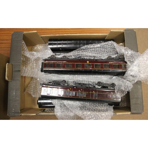 388 - Exley. Range of unboxed O gauge LMS maroon coaches, generally very good to excellent. Qty 7 (B)