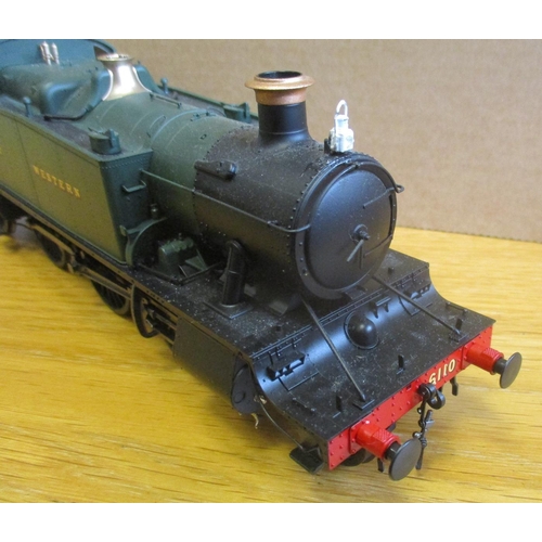 390 - Heljan. Unboxed O gauge Class 61xx 2-6-2T GWR green No.6110 locomotive, in near excellent condition ... 