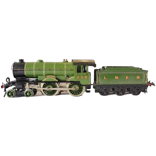 400 - Hornby. O gauge clockwork No.2 Special 4-4-0 locomotive Yorkshire green No.234 good plus in fair box... 