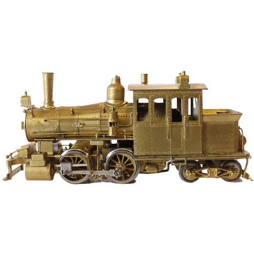 518 - MTS Imports Inc. HO gauge by Hyodong Korea 0-4-4T 'Forney' unpainted brass tank locomotive, excellen... 