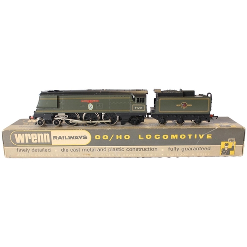 546 - Wrenn. Steam locomotive with tender Winston Churchill 34051 4-6-2 No W2265 generally good in good bo... 