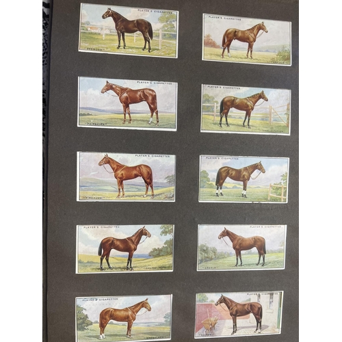 9 - Collection in 8 slip in albums with complete sets including Players Famous Irish Bred Horses, Polar ... 