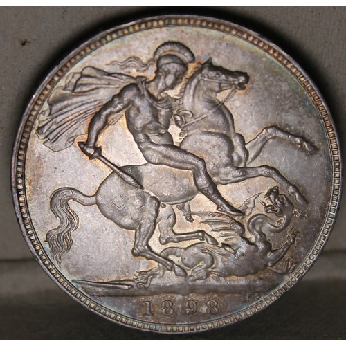 470 - 1898LXI crown good extremely fine. (See photo) (Y)