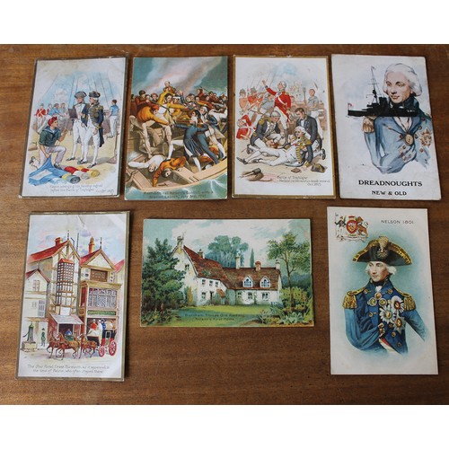 51 - Misc. coln. of subject and trade related cards incl. comic and artist drawn. Nelson, nudes, panel ca... 