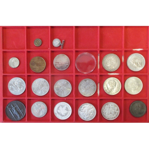 853 - Collection in mixed condition with some better in coin case with 5 tray inserts by Aba Fil Italy (Wi... 
