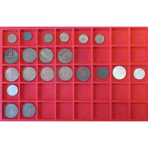 853 - Collection in mixed condition with some better in coin case with 5 tray inserts by Aba Fil Italy (Wi... 
