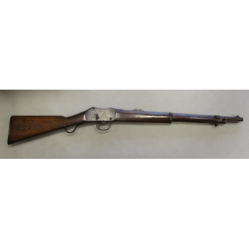 86 - Martini-Henry Mk 1 Artillery Carbine by Enfield, lockplate marked crown/V.R./Enfield/1883 (this quit... 