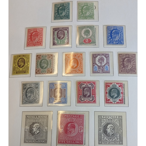 238 - QV-QEII M coln in a lighthouse album, incl 1887-92 set to 1/-, 1902-13 vals to 5/-, 1912-24 set of 1... 