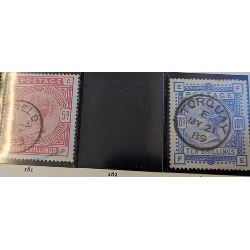 239 - QV-QEII Pre dec mostly U coln in Windsor album, incl 1840 1d black U (3), 1840 2d blue U (3), 1841 1... 