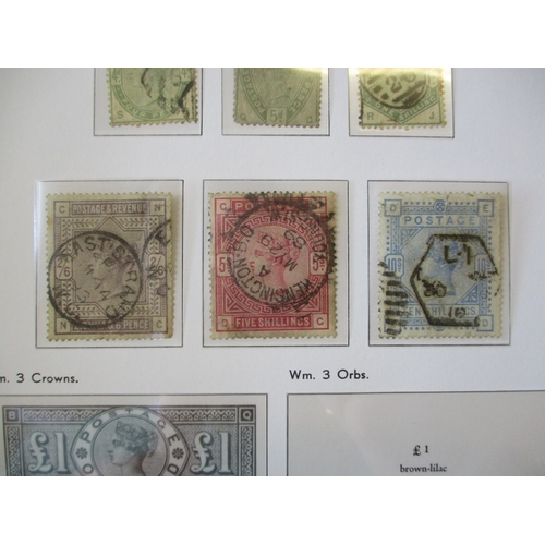 246 - QV to QEII range in SG Davo album, incl 1840 1d black U, 2d blue U, 1847-54 embossed issue set with ... 