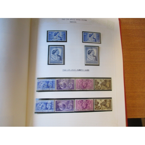 251 - QV-QEII M/U coln in 3 albums incl 1840 1d black 4 margins U, 2d blue 2 margins U, 1887-00 Jubilee va... 