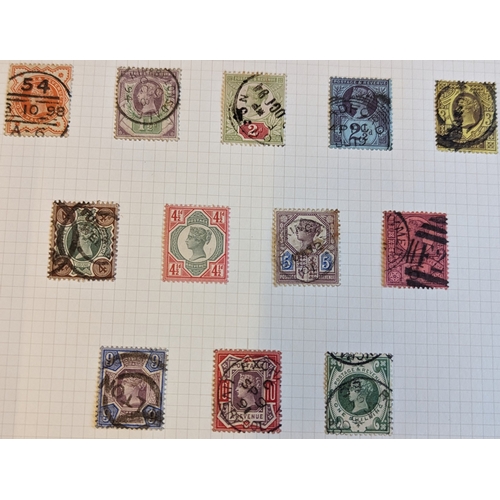 256 - QV-QEII U coln in ring binder, incl 1840 1d black (2), 1840 2d blue, LE 1870 1½d rose red, ranges of... 