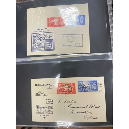 258 - KGV-QEII coln of FDCs incl 1935 SJ with handwritten address, 1946 Victory on illustrated cover with ... 