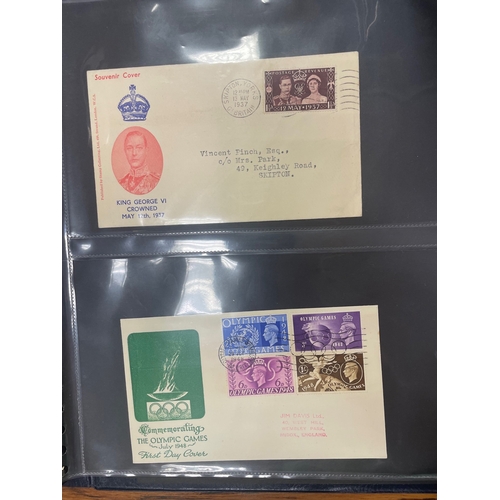 258 - KGV-QEII coln of FDCs incl 1935 SJ with handwritten address, 1946 Victory on illustrated cover with ... 