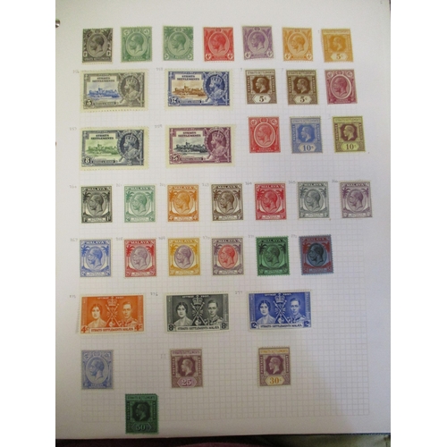 34 - Misc accum of various collections and ranges in albums and stockbooks, with Malta, Malaya and States... 