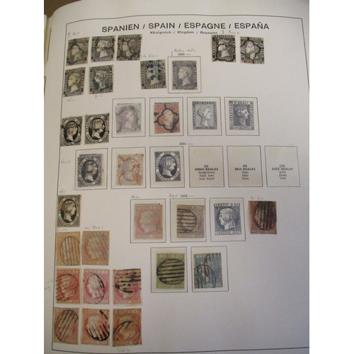 38 - Misc collection in 10 albums/stockbooks, with Swiss 1849-1984 mint and FU in KaBe hingeless albums, ... 