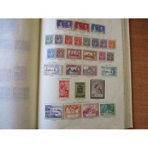 7 - BC, KGVI M/U coln in SG KGVI printed album noting RSW range, incl Bahrain 1948 RSW M, Dominica 1951 ... 