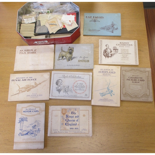 32 - Collection of sets and part sets in albums with few loose, in mixed condition, including Churchman, ... 