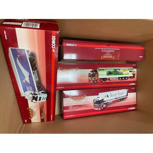 338 - Collection of lorries including majority Corgi with Haulers of Renown, Limited Edition, plus Lledo V... 