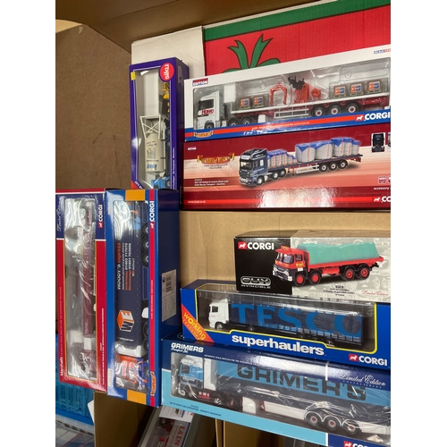 338 - Collection of lorries including majority Corgi with Haulers of Renown, Limited Edition, plus Lledo V... 