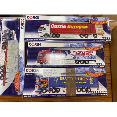 343 - Collection of lorries including Corgi (15 plus), EFE (8), plus Minichamps, Joal, Silku, Volvo etc ge... 