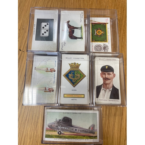 36 - Collection in albums, paper albums and loose in clear boxes with part sets including Wills Cricketer... 