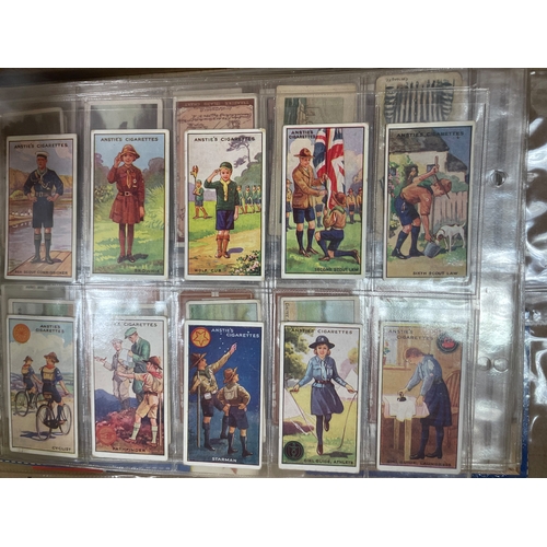 38 - Collection in plastic sleeves including part sets including Cope Boxing Lessons (15), Household Hint... 