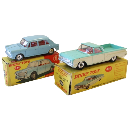 486 - Dinky. Range of die cast vehicles, generally excellent in very good to near excellent boxes, with 14... 