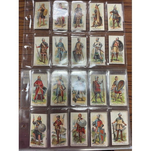 51 - Cope. Complete set in plastic sleeves British Warriors (black) generally fair to good. Cat. £500. (S... 