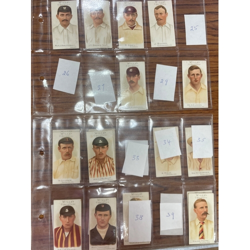 65 - Wills. Part set in plastic sleeves with (33) generally fair to good. Qty 33 (R)